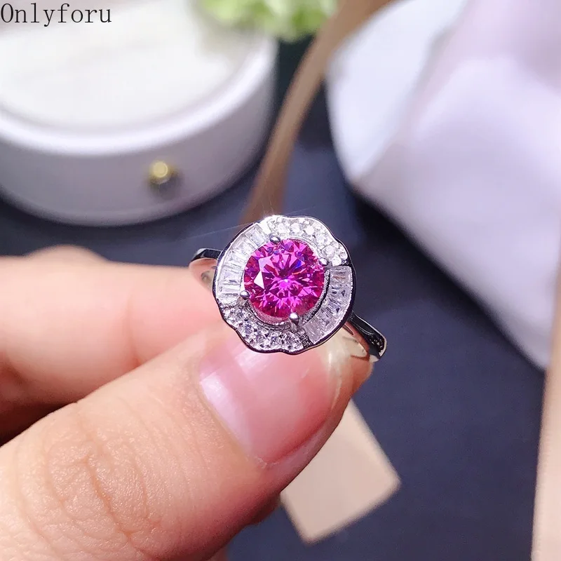 Pink Moissanite 1ct 6.5mm Moissanite Silver 925 Simple Design Ring Excellent Cut Grade Test Positive Diamonds with GRA
Pink Moissanite 1ct 6.5mm Moissanite Silver 925 Simple Design Ring Excellent Cut Grade Test Positive Diamonds with GRA