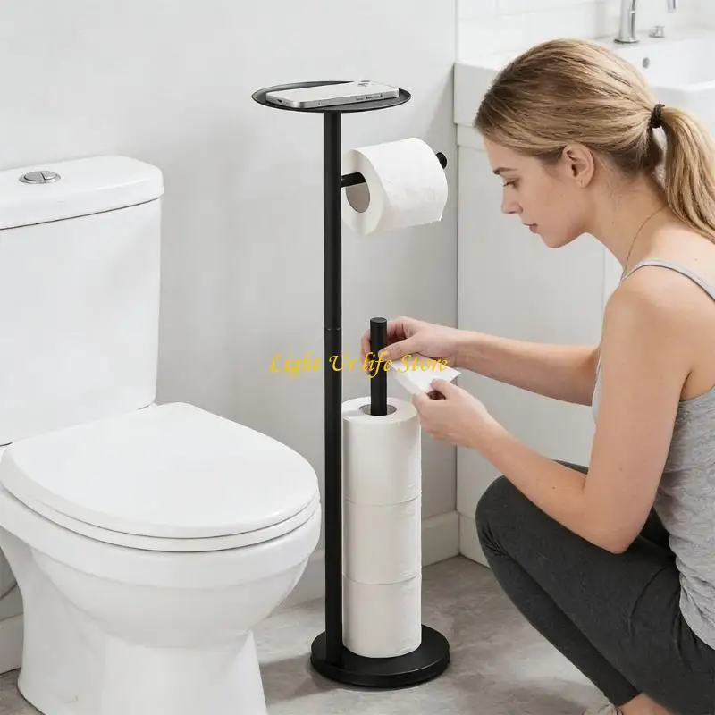 63HA Practical Several Roll Toilet Paper Stand For Bathrooms Resists Moisture
63HA Practical Several Roll Toilet Paper Stand For Bathrooms Resists Moisture
