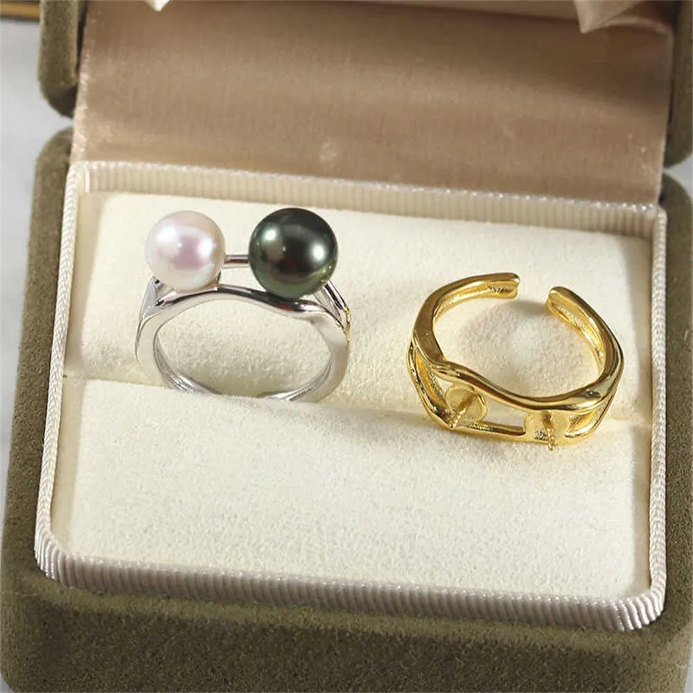 Solid S925 Sterling Silver Pearl Ring Settings Findings & Accessories - for Jewelry Making Bulk Wholesale Craft Supplies 6-10mm
Solid S925 Sterling Silver Pearl Ring Settings Findings & Accessories - for Jewelry Making Bulk Wholesale Craft Supplies 6-10mm