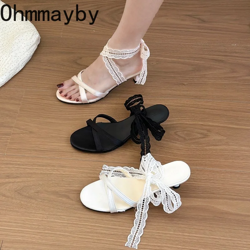 Summer Lace Cross Ankle Strap Women Sandals Fashiion Open Toe Wedding Party Dress Shoes High Heels Banquet Striptease Sandalias
Summer Lace Cross Ankle Strap Women Sandals Fashiion Open Toe Wedding Party Dress Shoes High Heels Banquet Striptease Sandalias