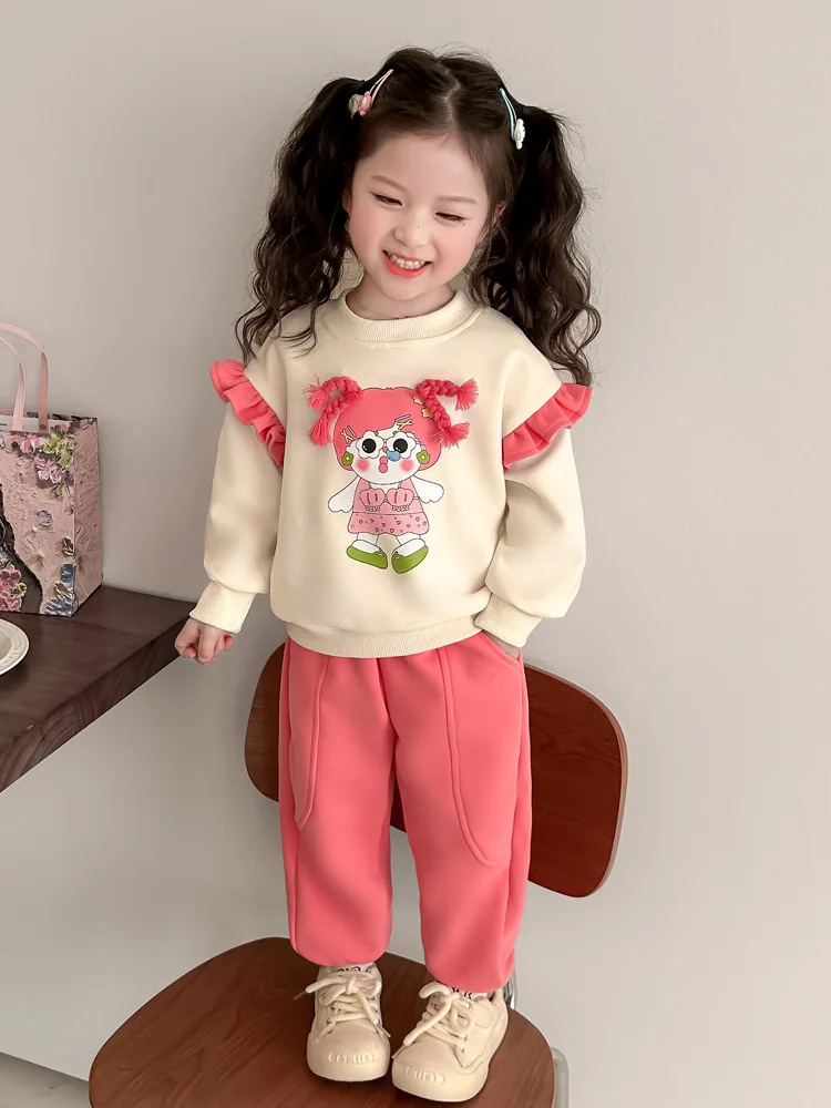 Girls' Casual Outfit for Spring and Autumn2025New Fashionable Spring Outfit for Babies, Cute Two-Piece Set for Children
Girls' Casual Outfit for Spring and Autumn2025New Fashionable Spring Outfit for Babies, Cute Two-Piece Set for Children