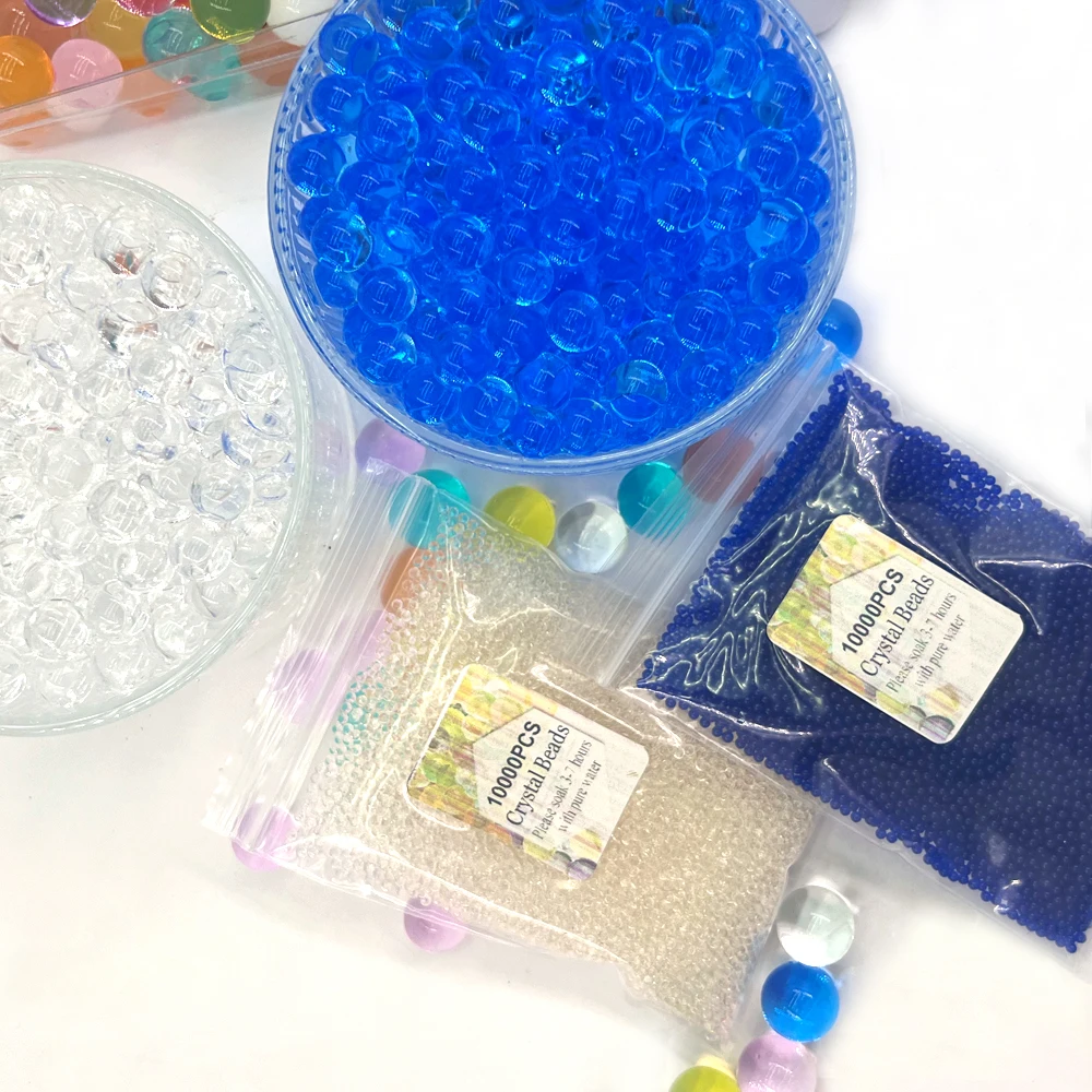 10000pcs/bag Crystal Soil Hydrogel Gel Polymer Water Beads Balls Flower/Wedding/Decoration Growing Water Balls Big Home Decor
10000pcs/bag Crystal Soil Hydrogel Gel Polymer Water Beads Balls Flower/Wedding/Decoration Growing Water Balls Big Home Decor