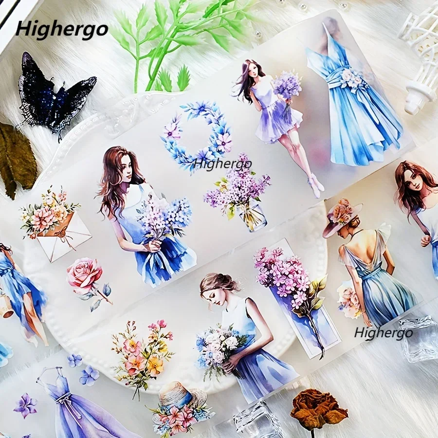 2m/Roll Flower Decorative PET Tape Girl Plants Masking Tape for Sticker Scrapbooking Planner Journal Aesthetic Stationery
2m/Roll Flower Decorative PET Tape Girl Plants Masking Tape for Sticker Scrapbooking Planner Journal Aesthetic Stationery