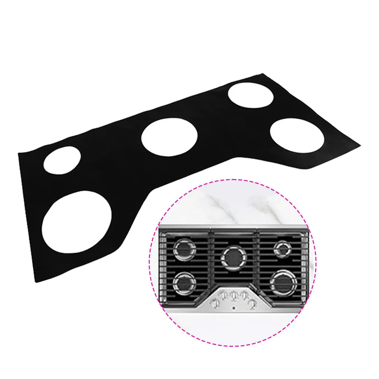 Stove Top Cover Protector 5 Holes Oil Resistant Kitchen Accessory Reusable Oven Cover Gas Stove Liner Stovetop Guard for Cooking
Stove Top Cover Protector 5 Holes Oil Resistant Kitchen Accessory Reusable Oven Cover Gas Stove Liner Stovetop Guard for Cooking