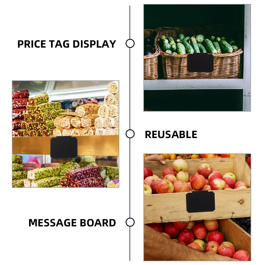 9 Pcs Tag Storage Box Tie-clip Label Erasable Labels for Bins Clip-on Mini Chalkboard Sign with Holders Pp
9 Pcs Tag Storage Box Tie-clip Label Erasable Labels for Bins Clip-on Mini Chalkboard Sign with Holders Pp