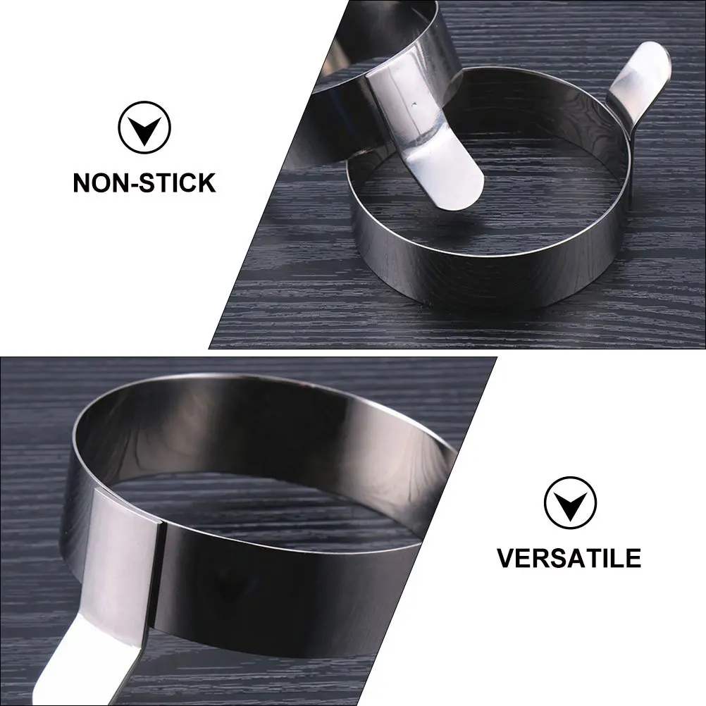 4Pcs Round Egg Molds Stainless Steel Nonstick Frying Rings Reusable Omelette Maker for Home Restaurant Hotel Kitchen Gadgets
4Pcs Round Egg Molds Stainless Steel Nonstick Frying Rings Reusable Omelette Maker for Home Restaurant Hotel Kitchen Gadgets