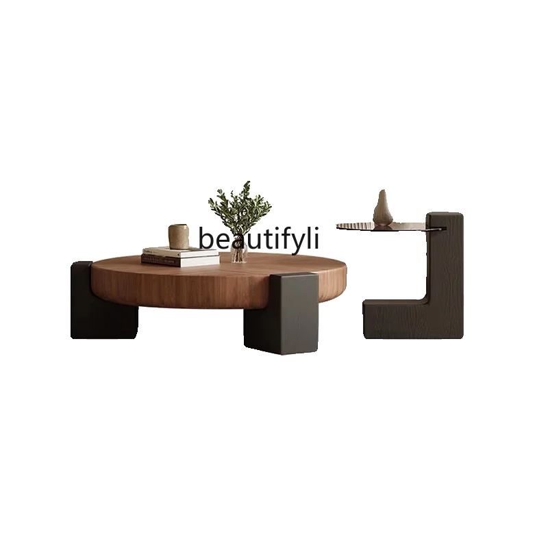 Italian Minimalist round Tea Table Living Room Home Light Luxury High-Grade Designer Chinese Style Tea Table Combination
Italian Minimalist round Tea Table Living Room Home Light Luxury High-Grade Designer Chinese Style Tea Table Combination