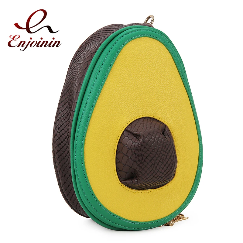 Novelty Avocado Crossbody Bag for Young Girls Fashion Women Purses and Handbags Cartoon Chain Shoulder Bag Fruit Shaped Clutch
Novelty Avocado Crossbody Bag for Young Girls Fashion Women Purses and Handbags Cartoon Chain Shoulder Bag Fruit Shaped Clutch