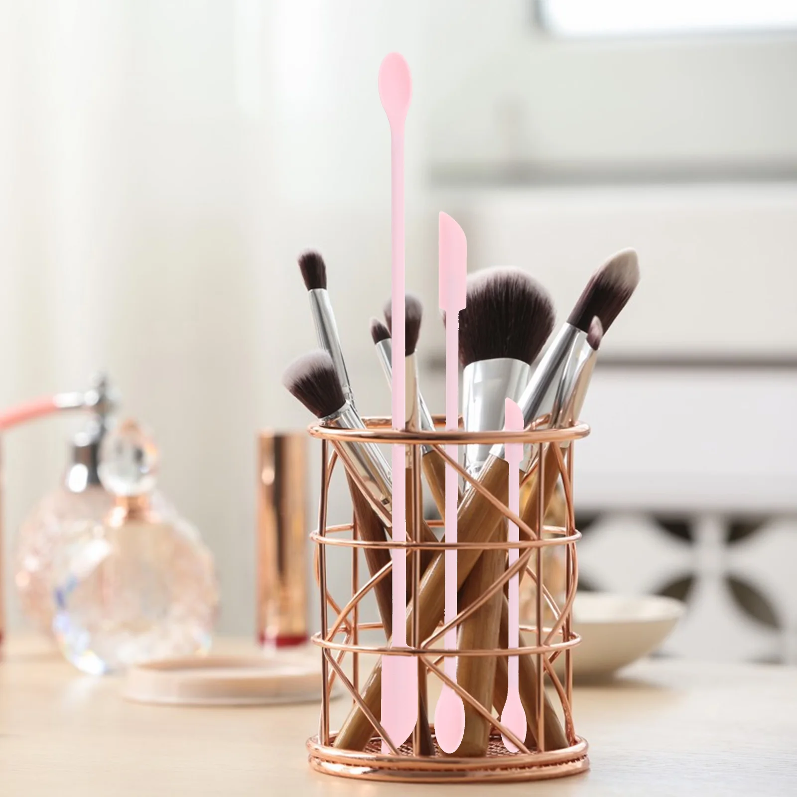 3 Pcs Beauty Spatula Set Makeup Non-stick Silicone Jar Cream Lotion Metal Small Skincare Spatulas for Creams
3 Pcs Beauty Spatula Set Makeup Non-stick Silicone Jar Cream Lotion Metal Small Skincare Spatulas for Creams