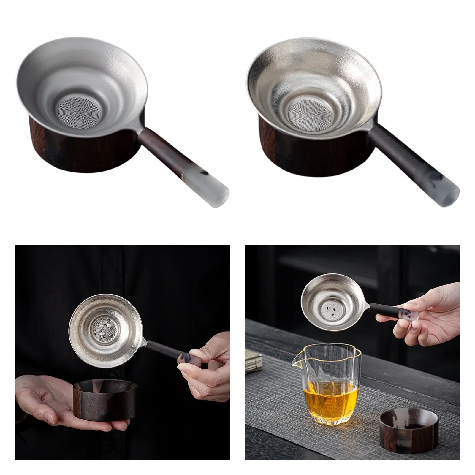 Tea Filter Creative Teaware Collectible Chinese Kung Fu Tea Filter Set with Base for Tea Lovers Teahouse Loose Leaf Tea Kitchen
Tea Filter Creative Teaware Collectible Chinese Kung Fu Tea Filter Set with Base for Tea Lovers Teahouse Loose Leaf Tea Kitchen