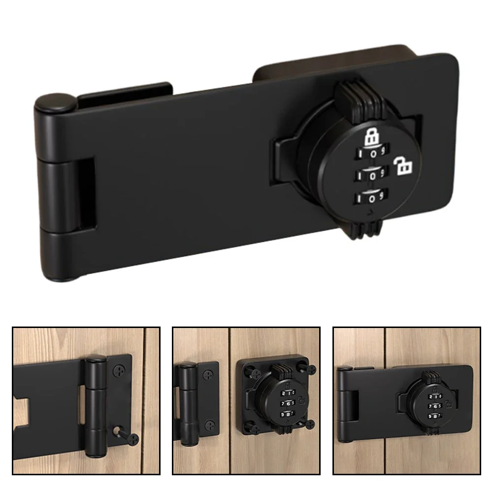Cabinet Password Lock 3 Digit Combination Lock Turn Knob Hasp Lock Keyless Refrigerator Drawer Security Latch Lock Hardware
Cabinet Password Lock 3 Digit Combination Lock Turn Knob Hasp Lock Keyless Refrigerator Drawer Security Latch Lock Hardware