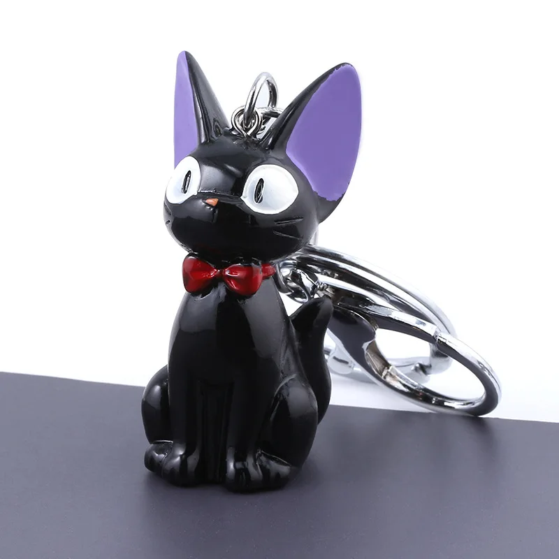Anime Kiki's Delivery Service Theme Keychain Cute 3D Black Cat Shape Resin Pendant Keyring Handbag Key Backpack Accessory Jewelr
Anime Kiki's Delivery Service Theme Keychain Cute 3D Black Cat Shape Resin Pendant Keyring Handbag Key Backpack Accessory Jewelr