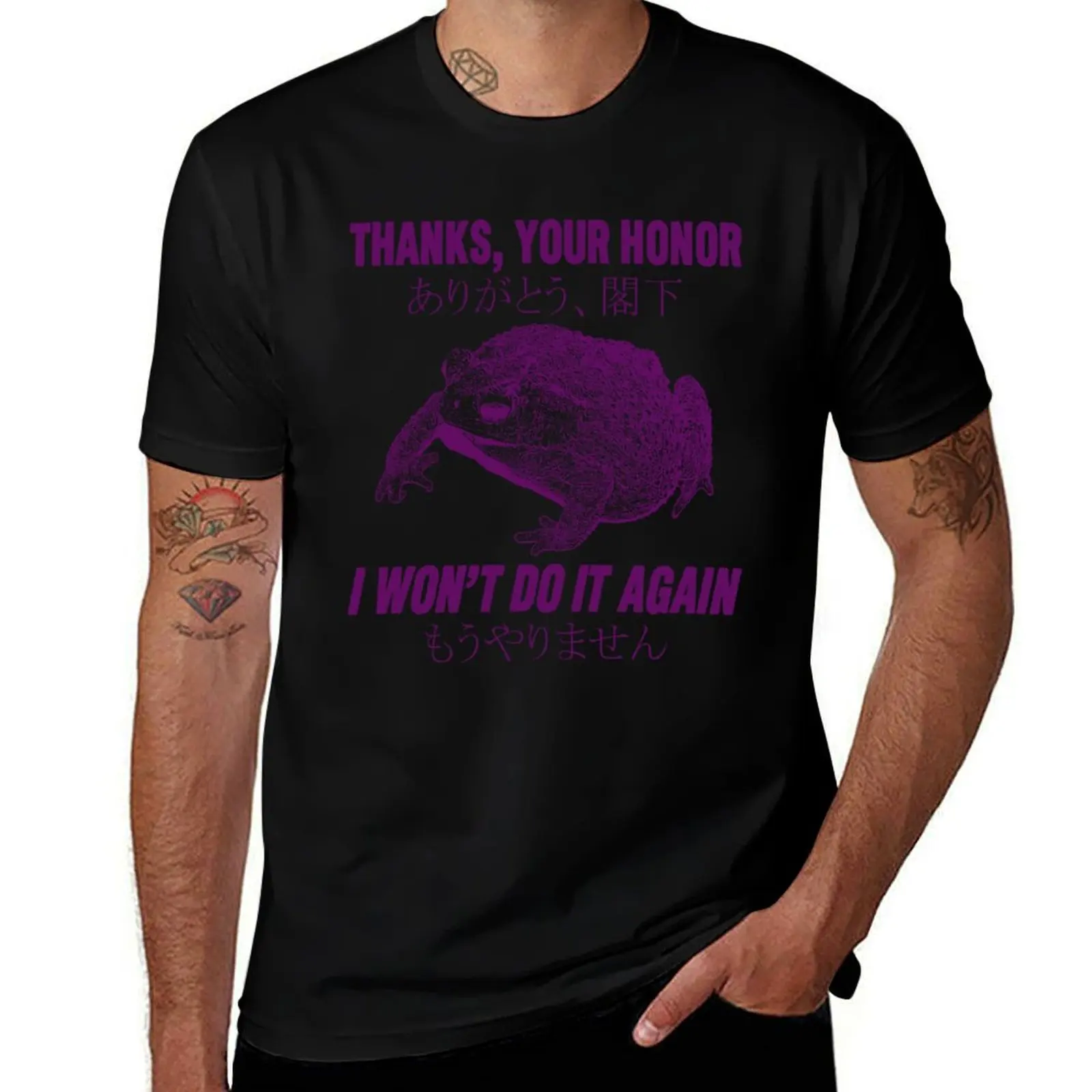 I Won't Do It Again Frog T-Shirt hippie clothes new edition funny gifts t shirt men 100℅ cotton
I Won't Do It Again Frog T-Shirt hippie clothes new edition funny gifts t shirt men 100℅ cotton