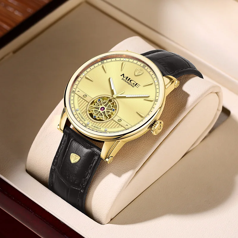 MIGE Original Miyota Watches for Men Automatic Skeleton Limited edition Watch Stainless Steel Waterproof Mechanical Wristwatches
MIGE Original Miyota Watches for Men Automatic Skeleton Limited edition Watch Stainless Steel Waterproof Mechanical Wristwatches