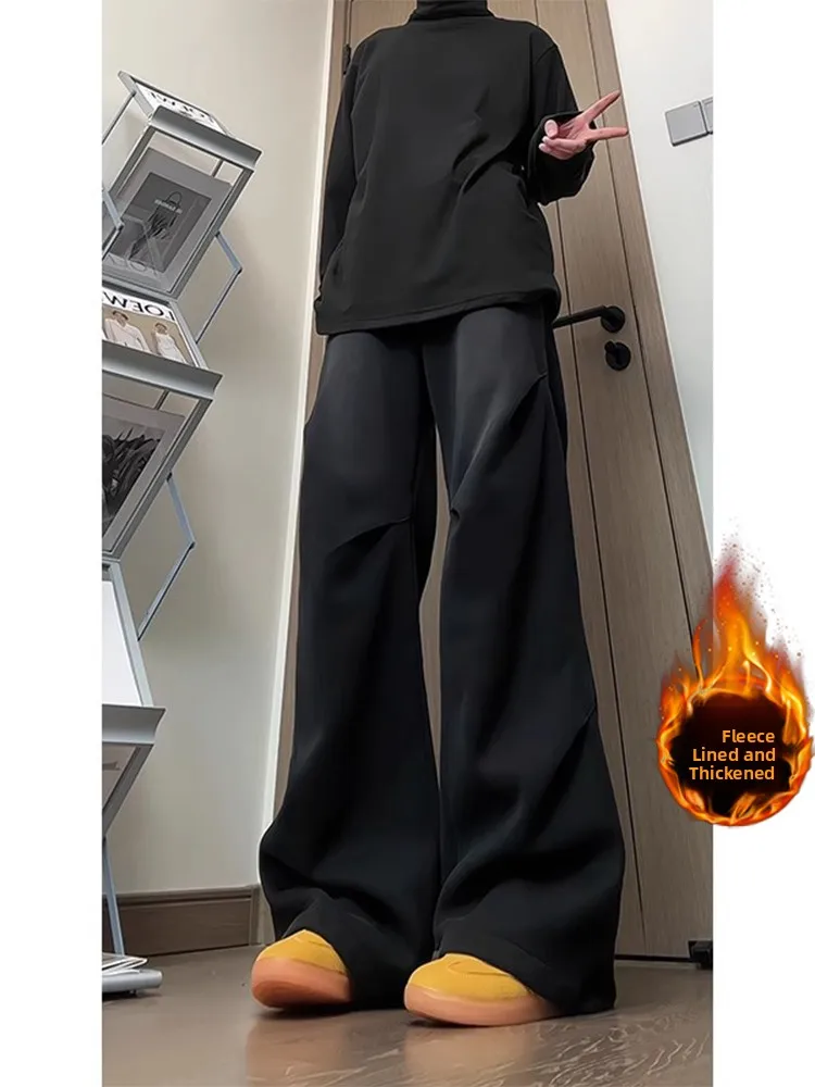 American Retro Waed Thiened Hooded Pants Men's Spring Autumn Fce Lined Casual Wide Leg Pants Paratrooper Trousers
American Retro Waed Thiened Hooded Pants Men's Spring Autumn Fce Lined Casual Wide Leg Pants Paratrooper Trousers