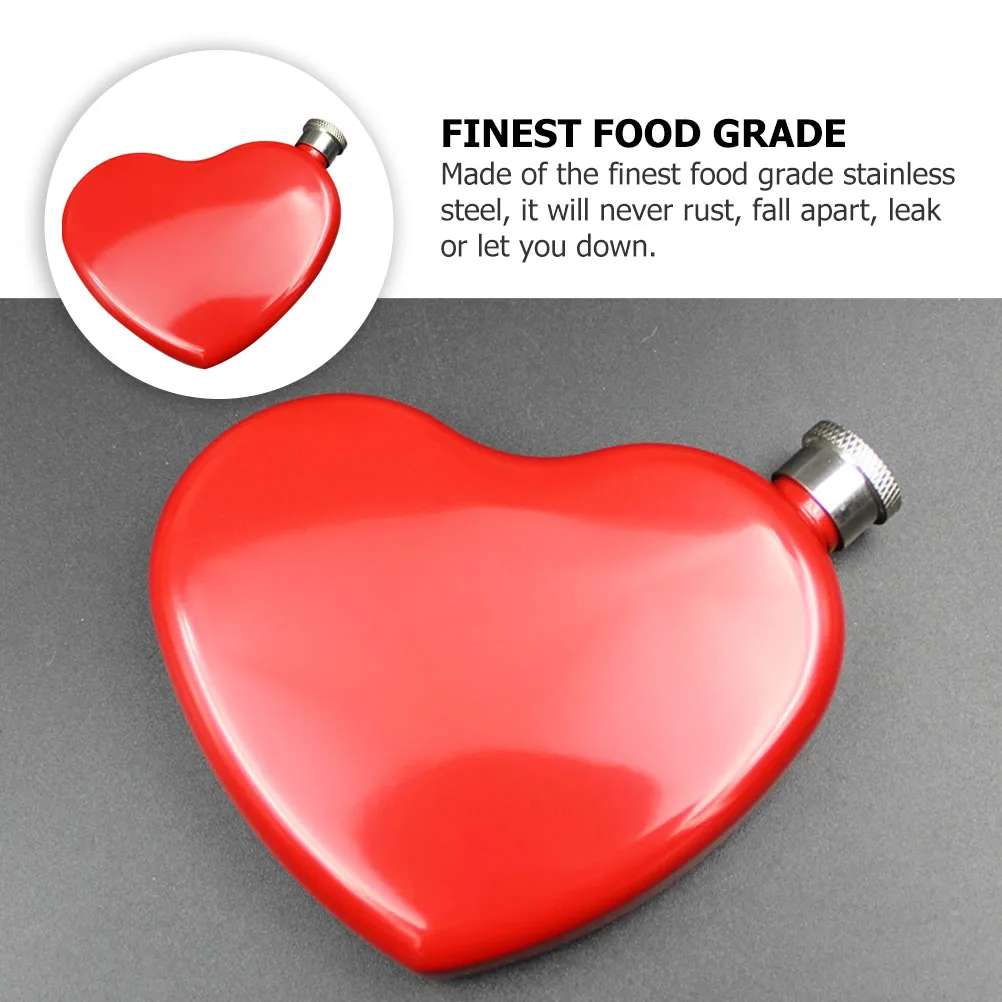 Stainless Steel Heart Shaped Hip Portable Wine Bottle Leakproof Alcohol Container For Outdoor Travel Mini Liquor Flask Keychain
Stainless Steel Heart Shaped Hip Portable Wine Bottle Leakproof Alcohol Container For Outdoor Travel Mini Liquor Flask Keychain