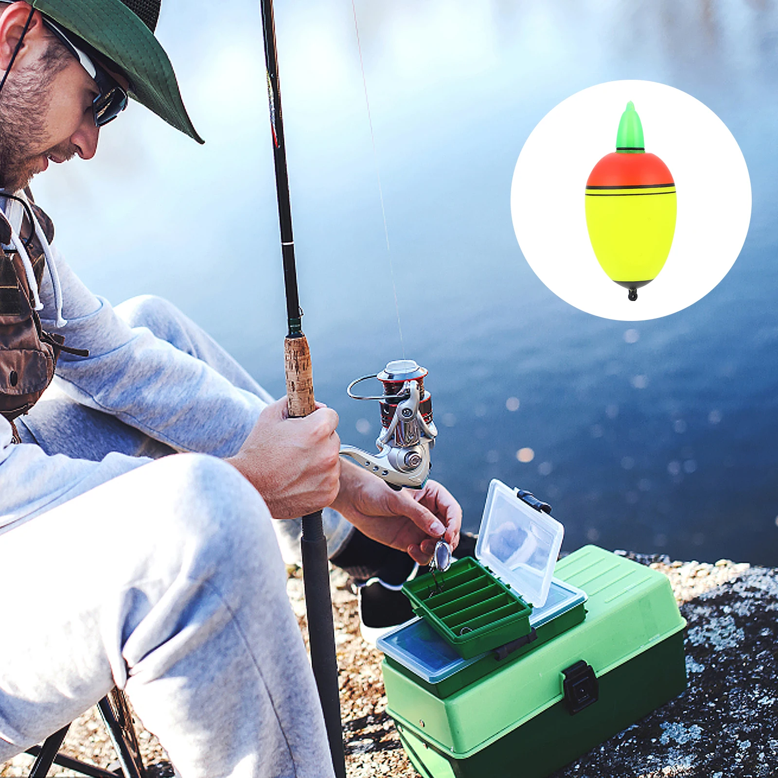 50G Glow Fishing Float Luminous Night Bobber for Carp Saltwater Freshwater Vertical Floating Hard Plastic Buoy
50G Glow Fishing Float Luminous Night Bobber for Carp Saltwater Freshwater Vertical Floating Hard Plastic Buoy