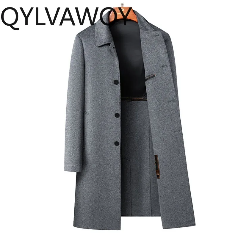 QYLVAWOY 71% Wool Man Jacket Mid-length Jackets Lapel Men's Wool and Trench Coats Spring Autumn Warm Man Clothes Business Casual
QYLVAWOY 71% Wool Man Jacket Mid-length Jackets Lapel Men's Wool and Trench Coats Spring Autumn Warm Man Clothes Business Casual