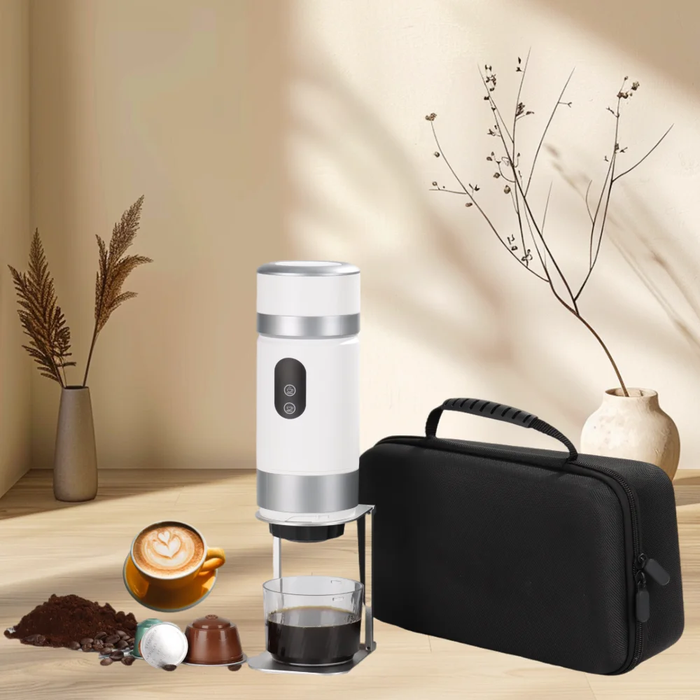 Factory USB C Portable Electric Coffee Maker Automatic Espresso Machine Heating Coffee Machine Home Hotel with Travel Bag Stand
Factory USB C Portable Electric Coffee Maker Automatic Espresso Machine Heating Coffee Machine Home Hotel with Travel Bag Stand