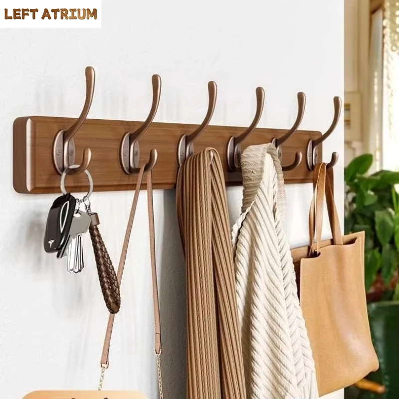 Ретро классические вешалки из цельного дерева, зонтик, крючки для полотенец, одежды, многофункциональная настенная вешалка для кухни, ванной комнаты, спальни, хранения товаров
Ретро классические вешалки из цельного дерева, зонтик, крючки для полотенец, одежды, многофункциональная настенная вешалка для кухни, ванной комнаты, спальни, хранения товаров