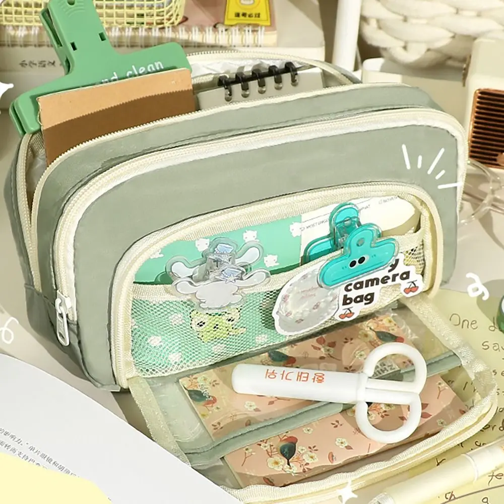 High Quality Three Layer Pen Bag Large Capacity Multifunctional Stationery Bag Translucent Stationery Organizer School Office
High Quality Three Layer Pen Bag Large Capacity Multifunctional Stationery Bag Translucent Stationery Organizer School Office