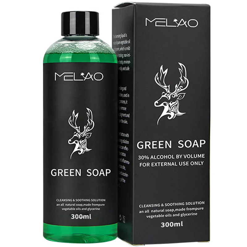 Super 300ml 30% Alcohol Tattoo Green Soap Cleaning & Soothing Solution Full Set Tattoo Studio Lip Eyebrow Supply Accessories
Super 300ml 30% Alcohol Tattoo Green Soap Cleaning & Soothing Solution Full Set Tattoo Studio Lip Eyebrow Supply Accessories