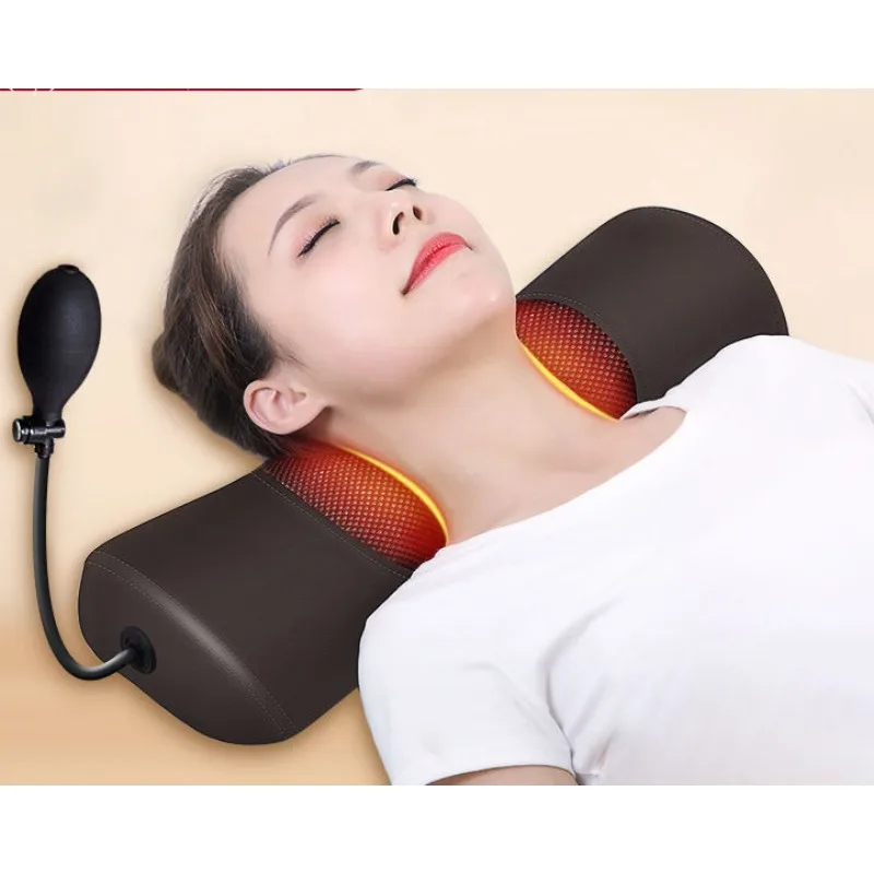 Cervical neck massager lies on the neck and neck, with hot compress and inflatable airbag vibrating
Cervical neck massager lies on the neck and neck, with hot compress and inflatable airbag vibrating