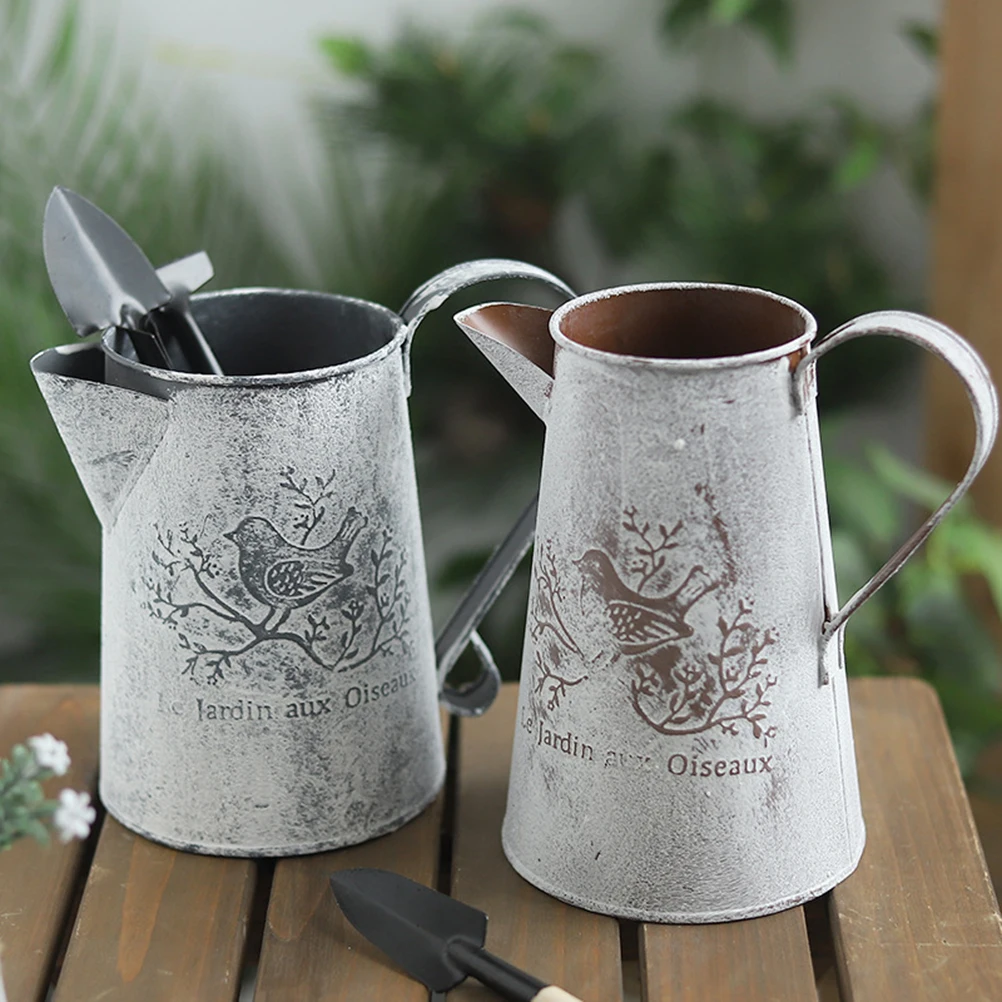 Iron Flower Arrangement Bucket Vintage Home Decor Vase Tin Pots Garden Ornament Rustic Style Anti Rust Wear Resistant Plant Pot
Iron Flower Arrangement Bucket Vintage Home Decor Vase Tin Pots Garden Ornament Rustic Style Anti Rust Wear Resistant Plant Pot