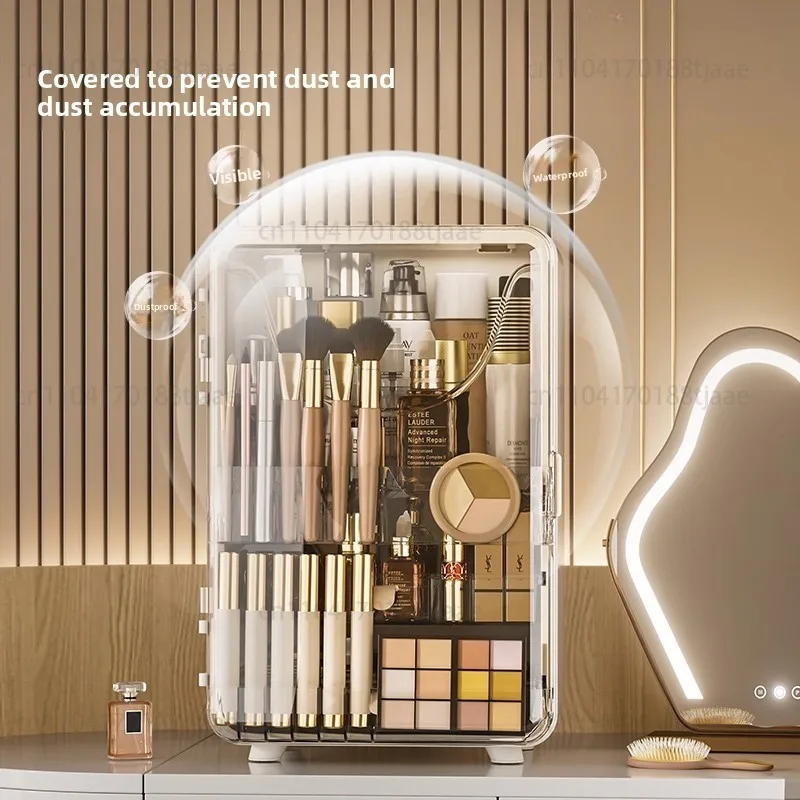 Коробка для хранения косметики, пылезащитная настольная помада большой емкости, комод для ухода за кожей, кисточка для макияжа
Коробка для хранения косметики, пылезащитная настольная помада большой емкости, комод для ухода за кожей, кисточка для макияжа