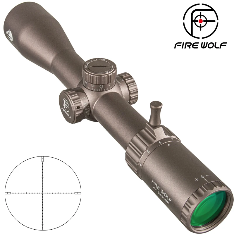4-16x44 HD SFP Scope Hunting Rifle Scope 30mm 1/10Mil Turret Adjust W/ Lock System High Definition W/ Wilde Angle Eyepiece
4-16x44 HD SFP Scope Hunting Rifle Scope 30mm 1/10Mil Turret Adjust W/ Lock System High Definition W/ Wilde Angle Eyepiece