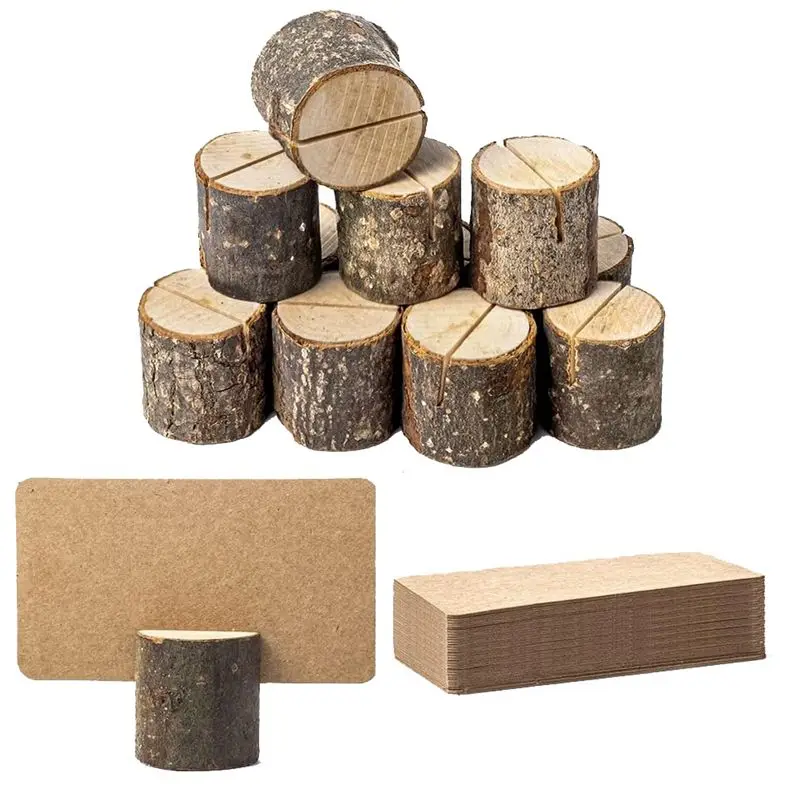 A29F-12Pcs Mini Premium Wood Place Card Holders And 24Pcs Kraft Table Place Cards, Rustic Mini Table Number Holders Easy Install
A29F-12Pcs Mini Premium Wood Place Card Holders And 24Pcs Kraft Table Place Cards, Rustic Mini Table Number Holders Easy Install