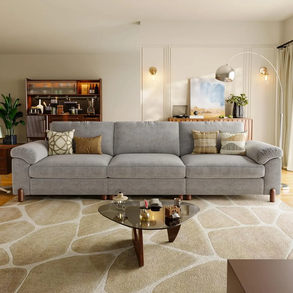 Oversized Sectional Couches for Living Room, Extra Large Deep Seat Couch with Washable Covers, 118" Wide Couch, Customized
Oversized Sectional Couches for Living Room, Extra Large Deep Seat Couch with Washable Covers, 118" Wide Couch, Customized
