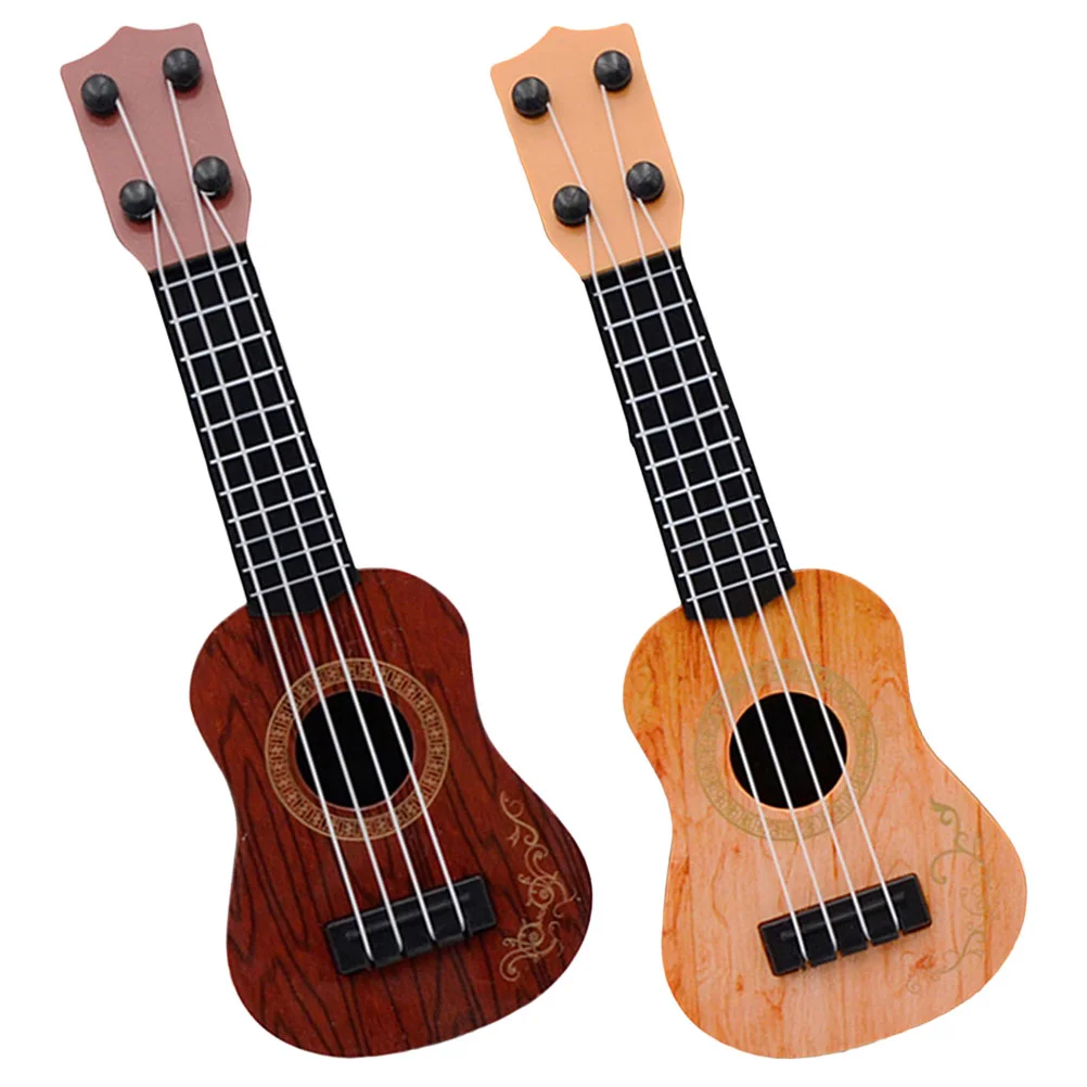 2 Pcs Mini Ukulele Kid Guitar Toy Music Model Kids Toddler Plastic Musical Instrument Baby
2 Pcs Mini Ukulele Kid Guitar Toy Music Model Kids Toddler Plastic Musical Instrument Baby