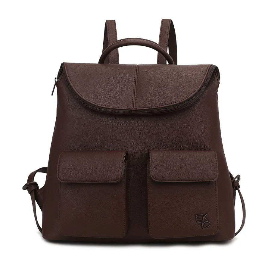 Women's vegan leather backpack purse in stylish navy blue for daily commute and travel, lightweight durable material with water
Women's vegan leather backpack purse in stylish navy blue for daily commute and travel, lightweight durable material with water