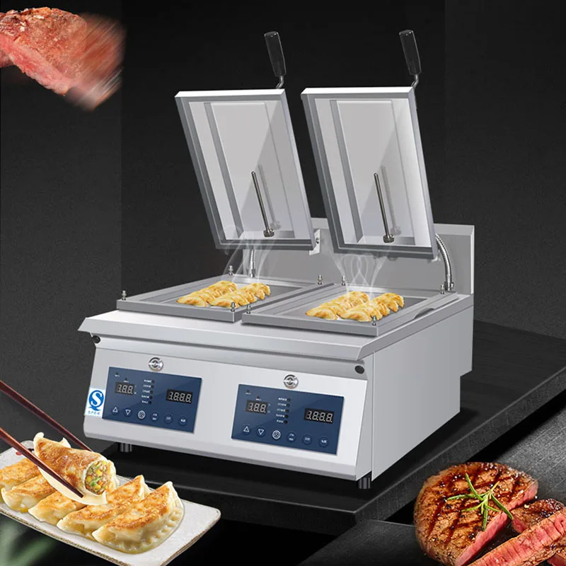 110V 220V Electric Thermal Automatic Fried Dumpling Machine Nonstick Pan Frying Stove Pot Sticker Machine
110V 220V Electric Thermal Automatic Fried Dumpling Machine Nonstick Pan Frying Stove Pot Sticker Machine