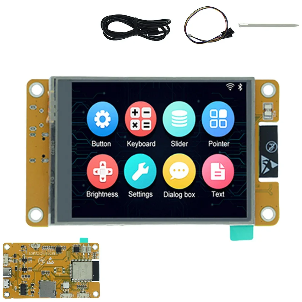 Плата разработки ESP32 с 2,8-дюймовым ЖК-дисплеем LVGL WIFI Bluetooth 240*320 Smart Display Screen TFT-модулем с сенсорным экраном 
Плата разработки ESP32 с 2,8-дюймовым ЖК-дисплеем LVGL WIFI Bluetooth 240*320 Smart Display Screen TFT-модулем с сенсорным экраном