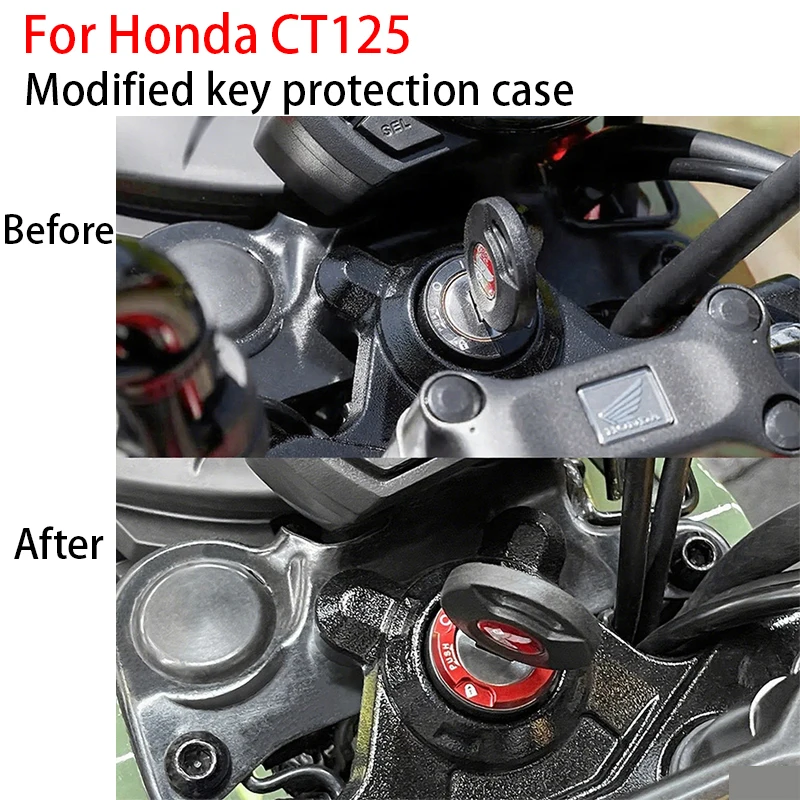 For Honda CT125,Motorcycle modification key protective case, keyhole decorative cover
For Honda CT125,Motorcycle modification key protective case, keyhole decorative cover