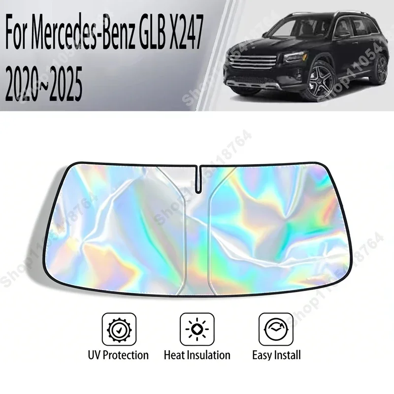For Mercedes-Benz GLB X247 2020-2025 Sunshade Cover Car Windshield SunShades Sun UV Protector Cover Car Front Windscreen Cover
For Mercedes-Benz GLB X247 2020-2025 Sunshade Cover Car Windshield SunShades Sun UV Protector Cover Car Front Windscreen Cover