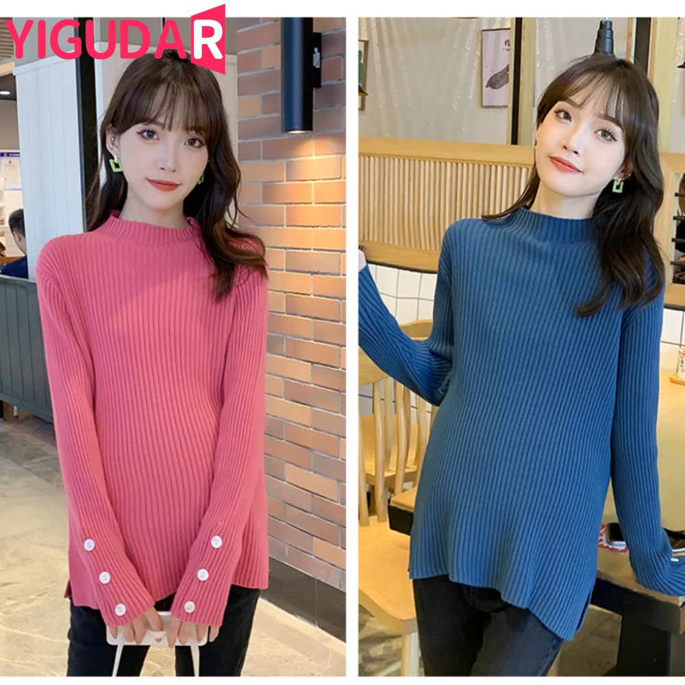 Autumn Winter Knitted Maternity Sweaters Loose Splits Shirt Clothes for Pregnant Women Postpartum Pregnancy photoshoot Tops
Autumn Winter Knitted Maternity Sweaters Loose Splits Shirt Clothes for Pregnant Women Postpartum Pregnancy photoshoot Tops