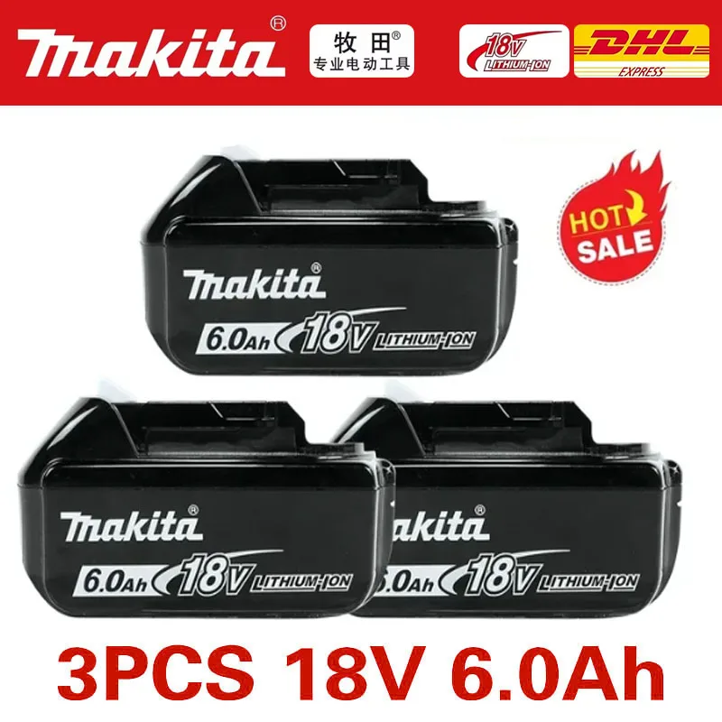 100% original Makita battery, 6.0/5.0Ah rechargeable battery, replacing Makita 18V BL1830BL1840BL1850BL1860B, power tool battery
100% original Makita battery, 6.0/5.0Ah rechargeable battery, replacing Makita 18V BL1830BL1840BL1850BL1860B, power tool battery