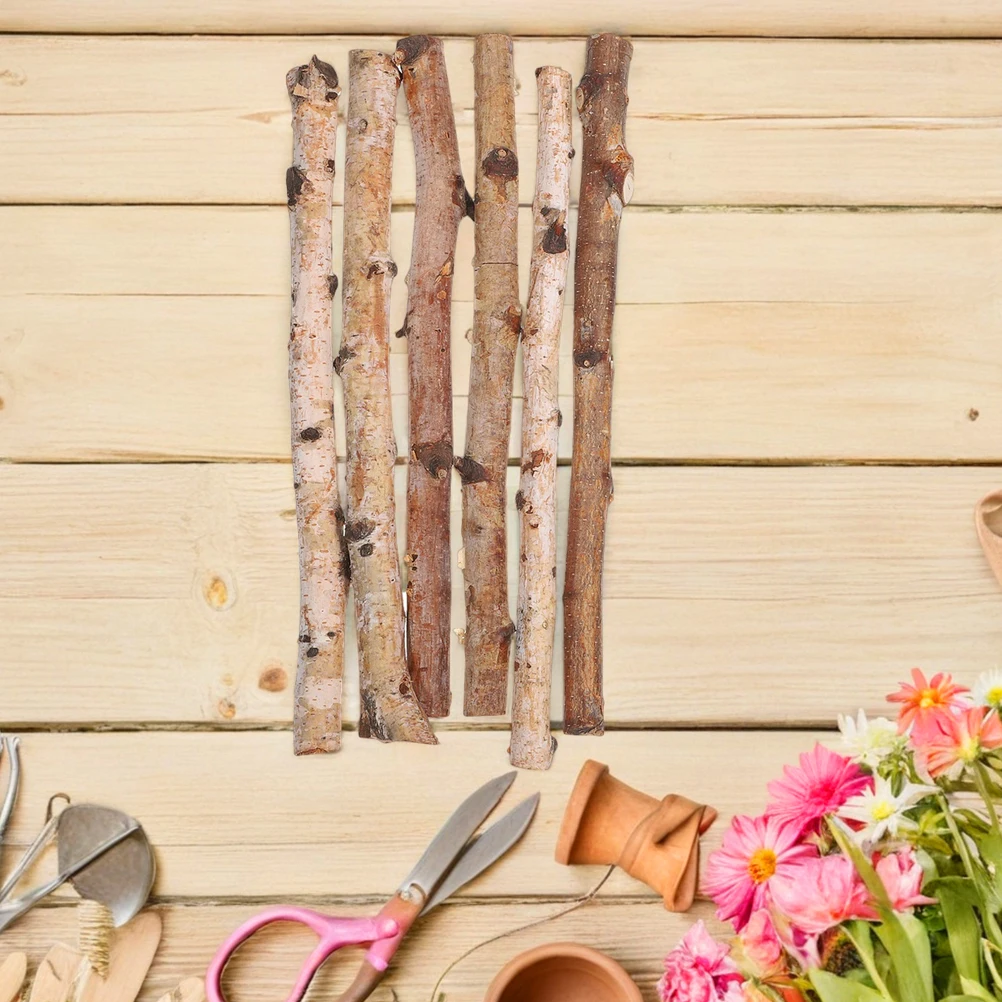 6 Pcs Birch Sticks Craft Supplies Wood Twigs Natural Log Branch for Crafting Decorative Logs
6 Pcs Birch Sticks Craft Supplies Wood Twigs Natural Log Branch for Crafting Decorative Logs