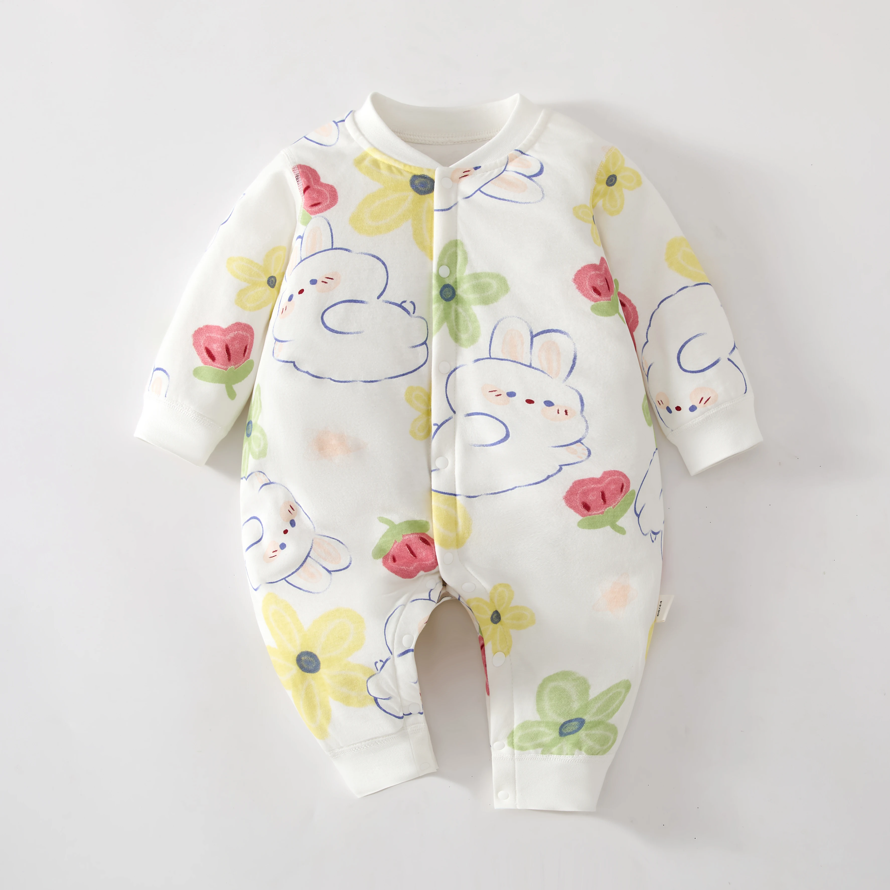 Комбинезон-слип из чистого хлопка с длинным рукавом, 40 г, на подкладке, для малышей, весна/осень, теплый домашний костюм для ползания
Комбинезон-слип из чистого хлопка с длинным рукавом, 40 г, на подкладке, для малышей, весна/осень, теплый домашний костюм для ползания