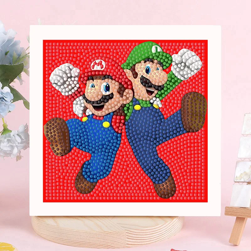 17x17cm 5D Full Drill Diamond Painting Kit Mario & Luigi Cartoon Game Character DIY Cross Stitch Diamond Art Home Wall Decor Han
17x17cm 5D Full Drill Diamond Painting Kit Mario & Luigi Cartoon Game Character DIY Cross Stitch Diamond Art Home Wall Decor Han
