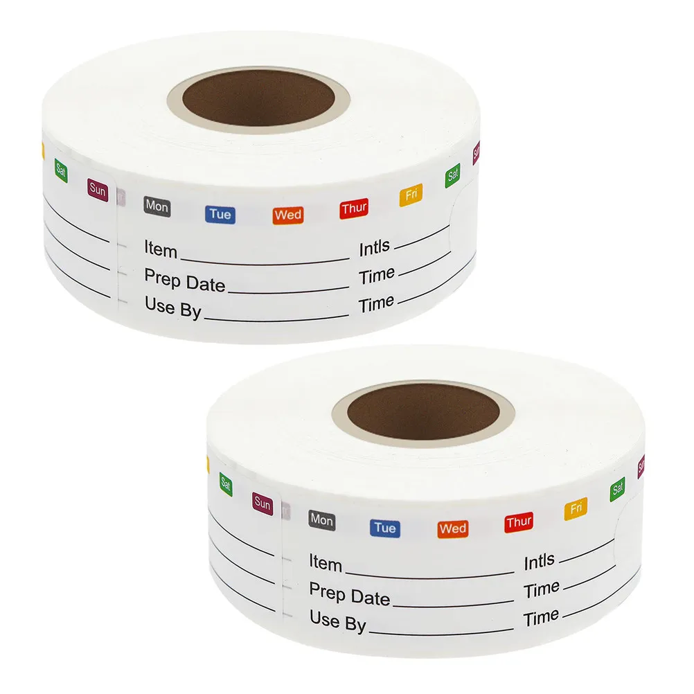 2 Rolls Cold Resistant Date Labels Stickers for Food Containers Freezer Refrigerator Jars Bags Kitchen Organization Removable
2 Rolls Cold Resistant Date Labels Stickers for Food Containers Freezer Refrigerator Jars Bags Kitchen Organization Removable