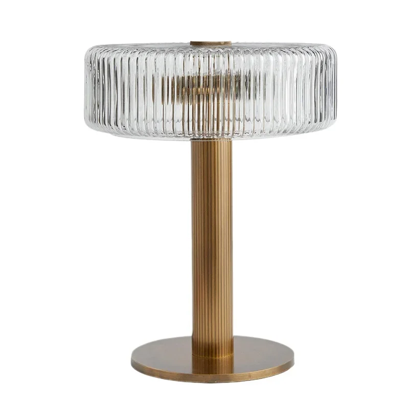 Postmodern minimalist metal glass table lamp high sense Nordic light luxury designer living room bedroom bedside decora
Postmodern minimalist metal glass table lamp high sense Nordic light luxury designer living room bedroom bedside decora