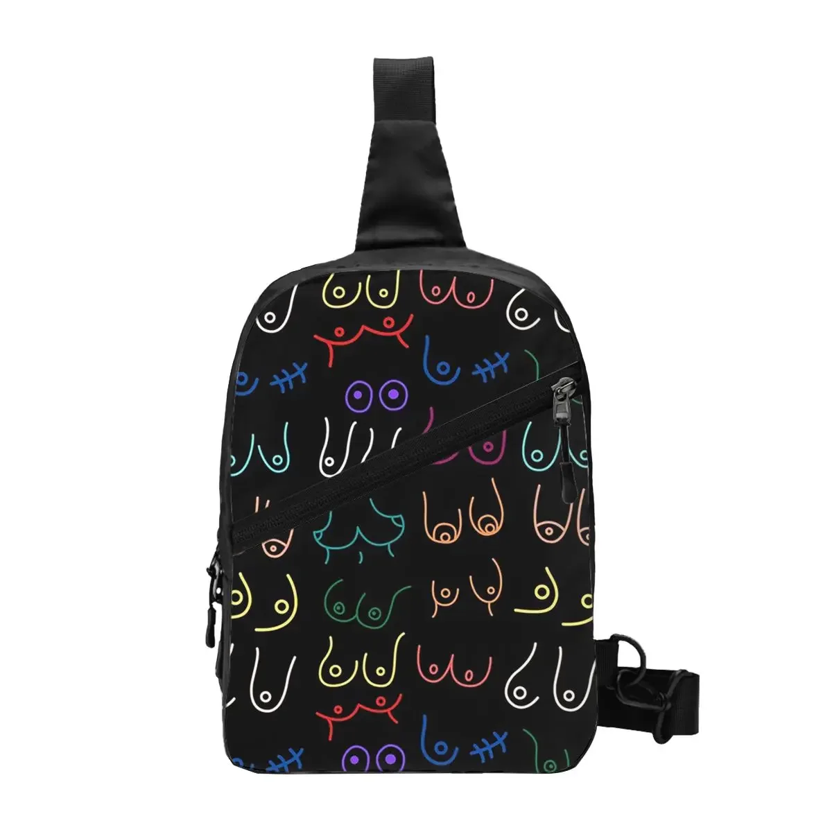 Boobs Cartoon Pattern Chest Bag Men Sling Crossbody Backpack Chest Bag Travel Hiking Daypack Shoulder Bag
Boobs Cartoon Pattern Chest Bag Men Sling Crossbody Backpack Chest Bag Travel Hiking Daypack Shoulder Bag