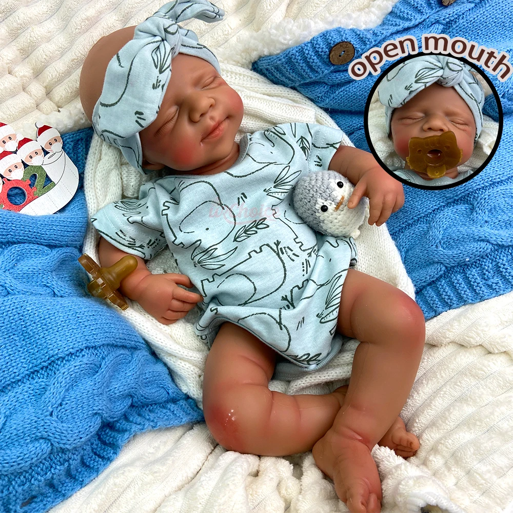 Handcrafted Full Body Silicone Reborn Doll Girl/Boy Cuddly & Weighted, Washable with Vivid Skin Texture, Ideal Companion Gift
Handcrafted Full Body Silicone Reborn Doll Girl/Boy Cuddly & Weighted, Washable with Vivid Skin Texture, Ideal Companion Gift