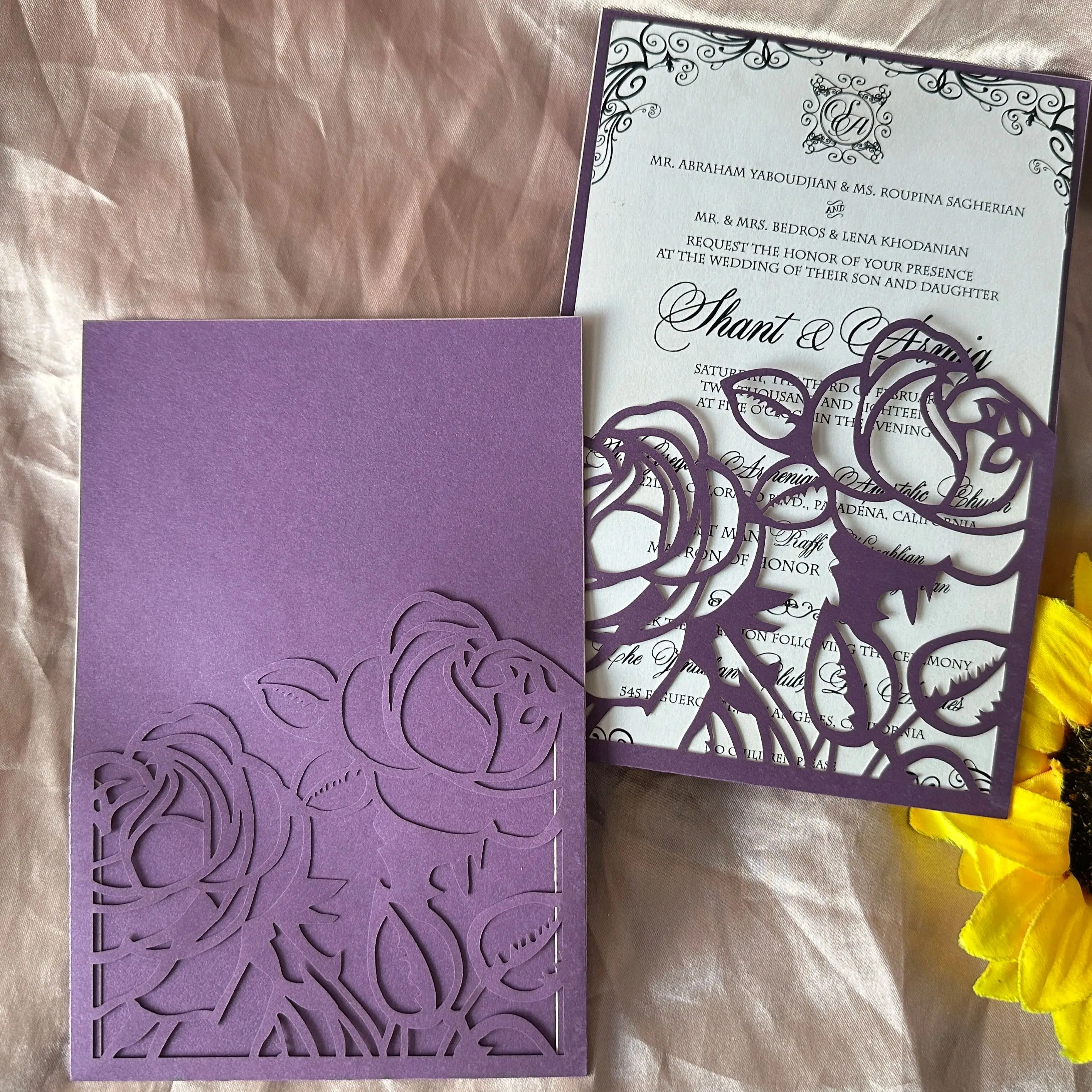 10pcs Rose,Peony Pockets Laser Cut Wedding Invitation Cards,Birthday Greeting Cards,Invite Cove for Party Gift Decoration
10pcs Rose,Peony Pockets Laser Cut Wedding Invitation Cards,Birthday Greeting Cards,Invite Cove for Party Gift Decoration