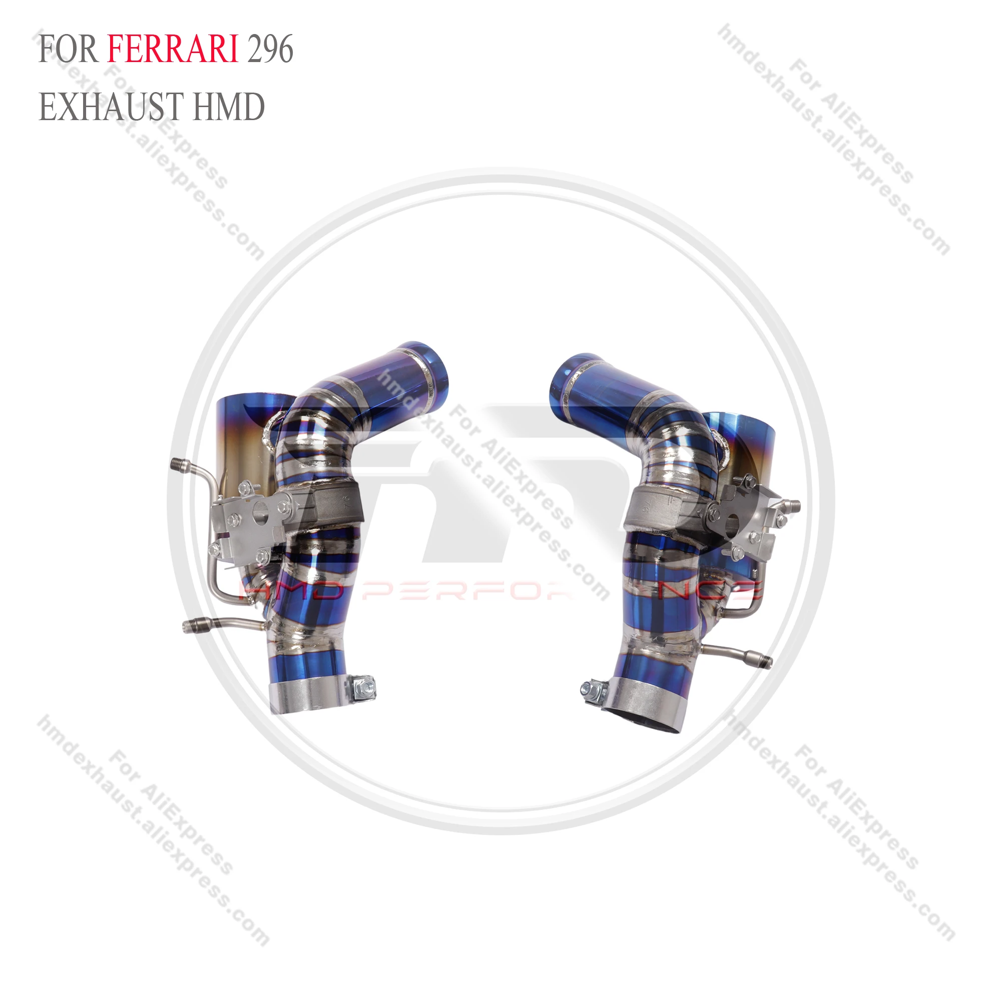 HMD Titanium Exhaust System Performance Catback for Ferrari 296 Muffler With Valves
HMD Titanium Exhaust System Performance Catback for Ferrari 296 Muffler With Valves