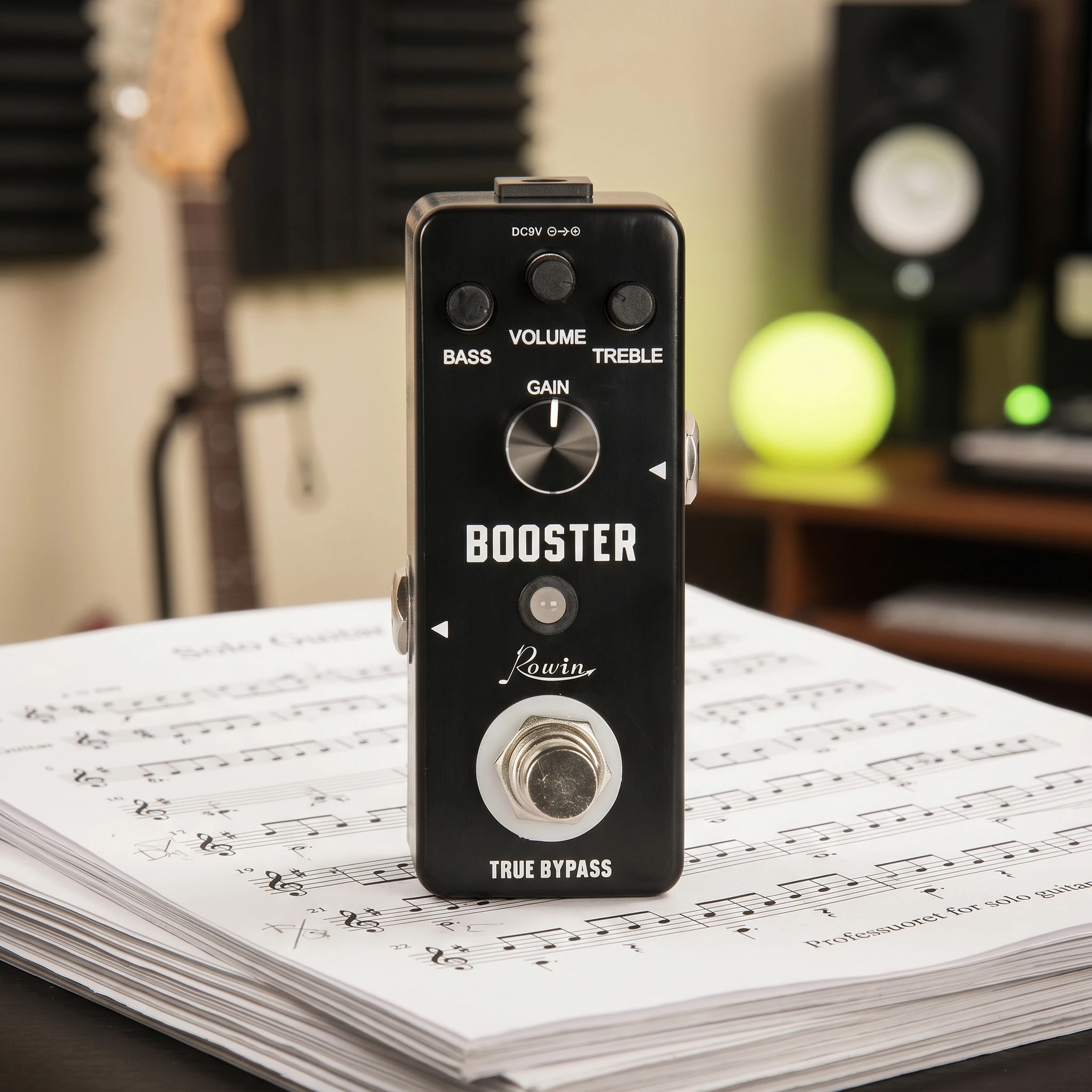 Мини-педаль Rowin Booster: Чистое аналоговое усиление сигнала, улучшение звука, True Bypass для электрогитары и бас-гитары
Мини-педаль Rowin Booster: Чистое аналоговое усиление сигнала, улучшение звука, True Bypass для электрогитары и бас-гитары